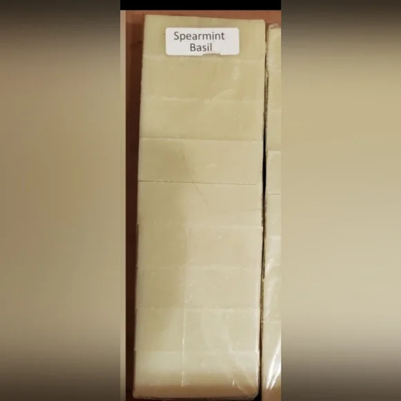 1 natural handmade soap large loaf = 9 bars Spearmint Basil Squatch - Picture 1 of 2